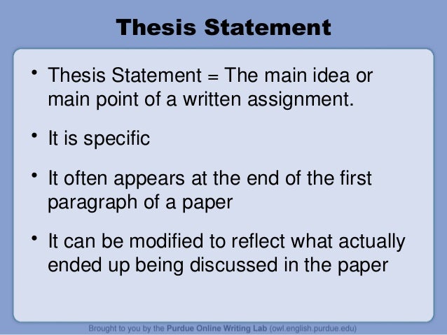 Writing a thesis owl