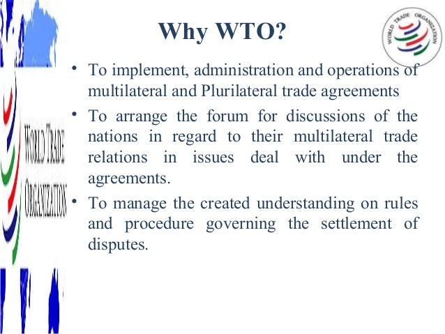 Principles of trading system wto