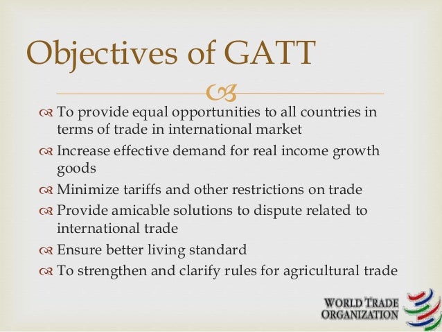 wto and gatt wto and gatt