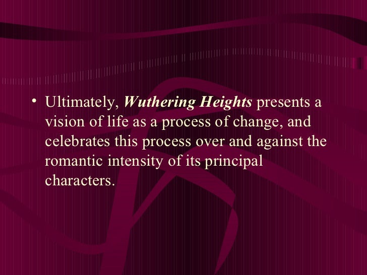 Wuthering heights thesis