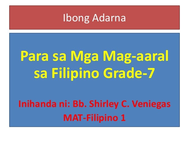 Adarna jan 7 2013