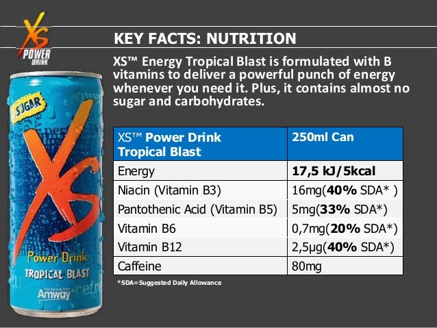 Xs Energy Drink Nutrition Facts Xs Energy Drink Nutrition Facts