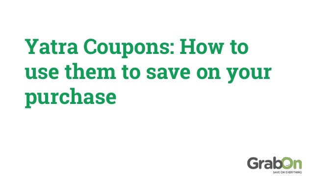 Yatra coupon code