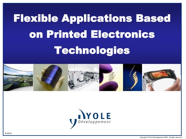 Flexible Applications Based on Printed Electronics Technologies Report ...