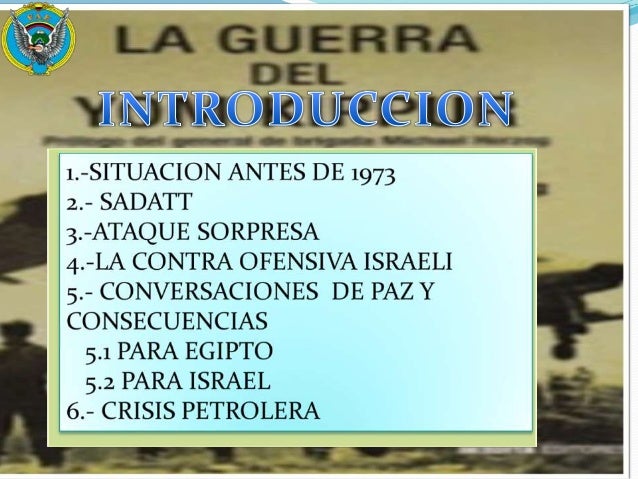 Analisis guerra Yom kippur