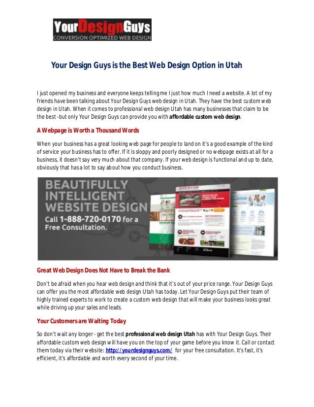 Best web design options