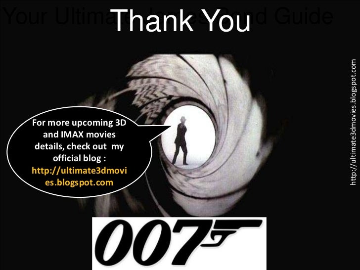 Your ultimate James Bond(007) guide