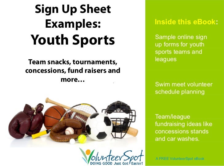 Online Sign Up Sheets for Youth Sports