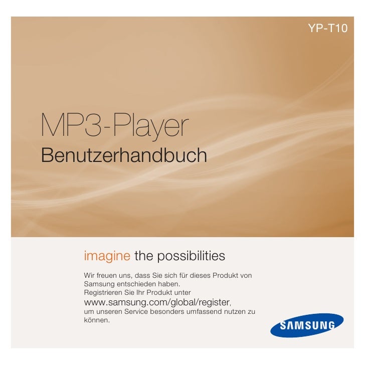 Samsung YPT10 Benutzerhandbuch