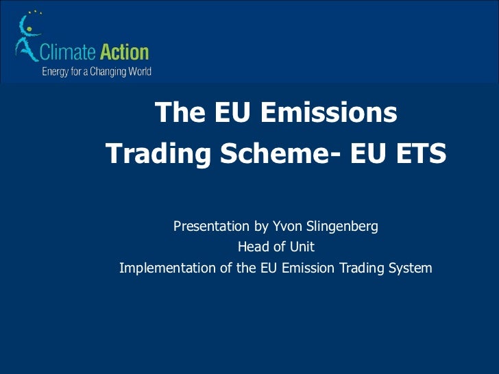 European emissions trading system ets