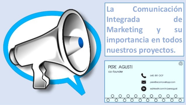 COMUNICACION INTEGRADA DE MARKETING comunicacion integrada de marketing: