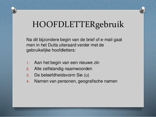 Zakelijk schrijven Duits