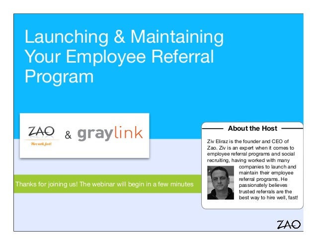 employee referral program example