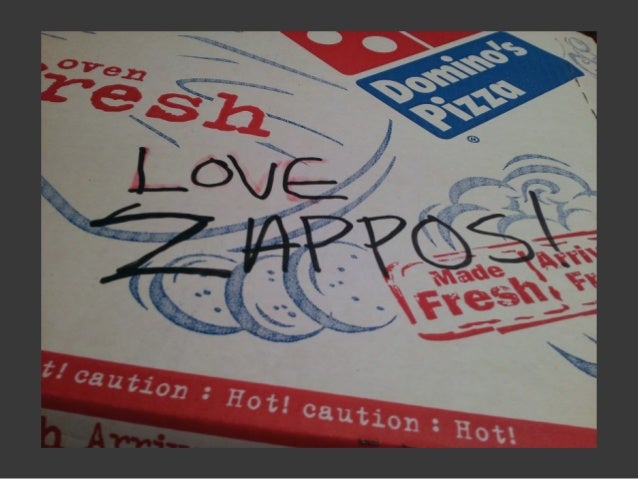 Zappos send this customer a pizza