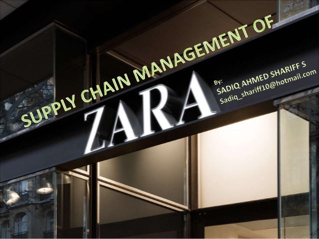 case study zara s vertical supply chain case study zara s vertical supply chain