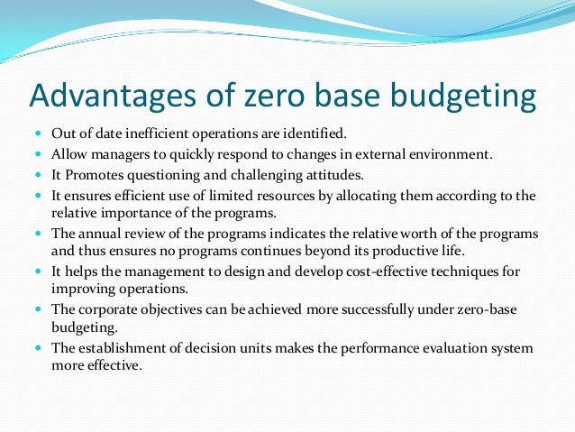 zero based budgeting personal