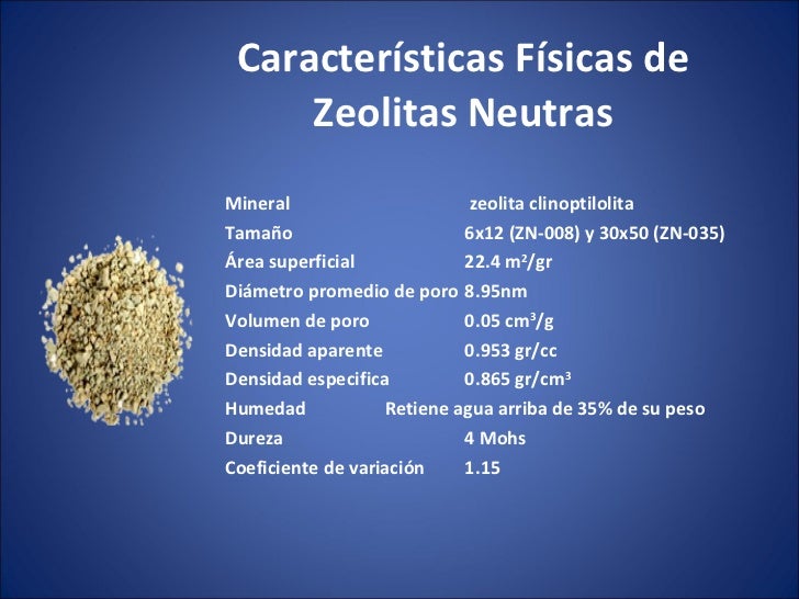 Zeolita presentacion general agricultura