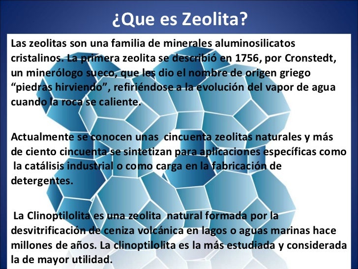Zeolita presentacion general agricultura