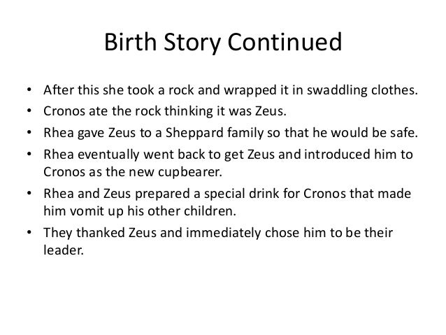 narrative essay about zeus