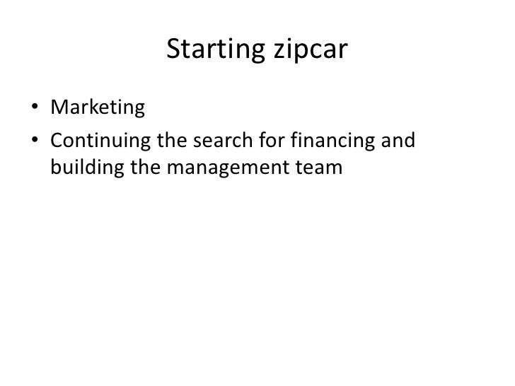 zipcar case study ppt