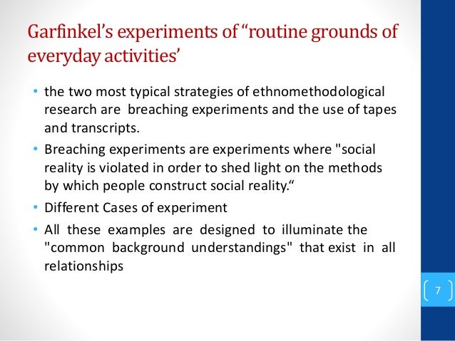 breaching experiments essay breaching experiments essay