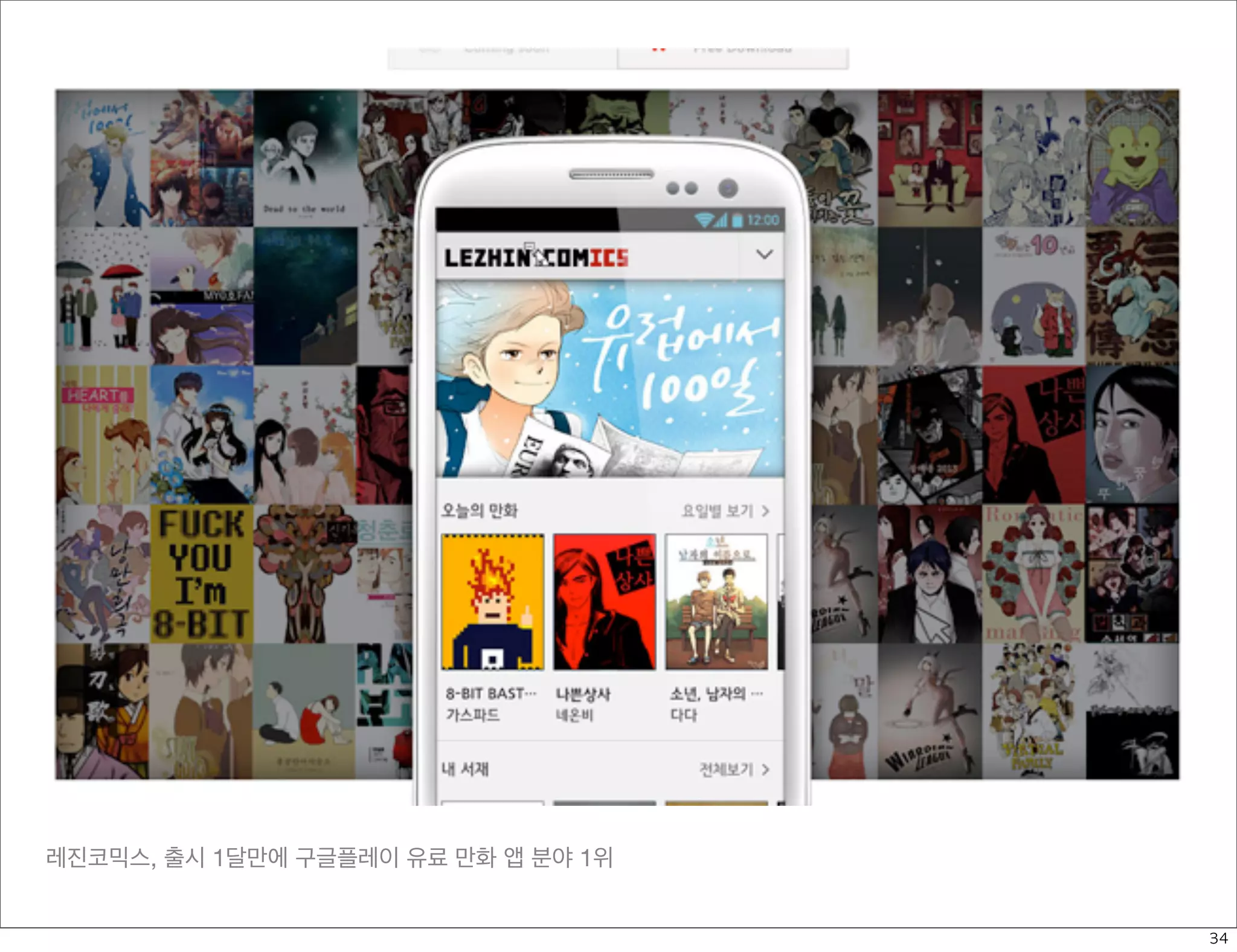 레진코믹스, 출시 1달만에 구글플레이 유료 만화 앱 분야 1위
34

 