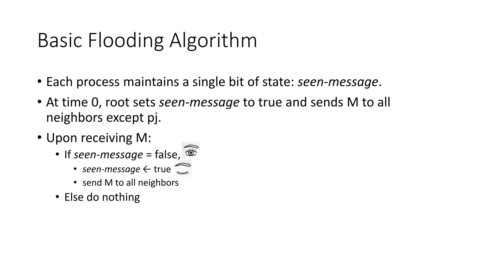 0 1-basic flooding algorithm | PPT