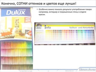 www.kachalov.com
Полная структура промо ценника А4
0.3_BenchMerchDIY_v2.1.pptx - 21 -
Характеристики
Цена и гарантия
 