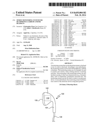Apple Patent: Sports monitoring system for headphones, earbuds and/or headsets