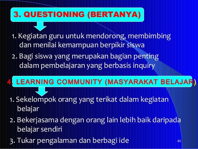 Model dan strategi pembelajaran Aktif