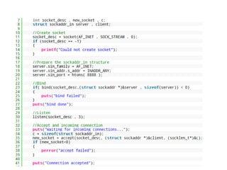 C Socket Programming Raspberry Pi