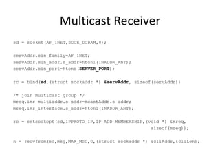 C Socket Programming Raspberry Pi