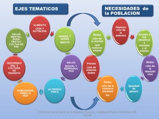Promoción de la Salud en la Atención Primaria / Adalberto Pizarro Enfermero MN
50305
 