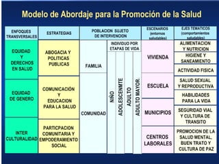 Promoción de la Salud en la Atención
Primaria / Adalberto Pizarro
Enfermero MN 50305
 