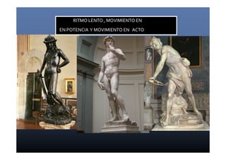 RITMO LENTO , MOVIMIENTO EN 
EN POTENCIA Y MOVIMIENTO EN ACTO 
 