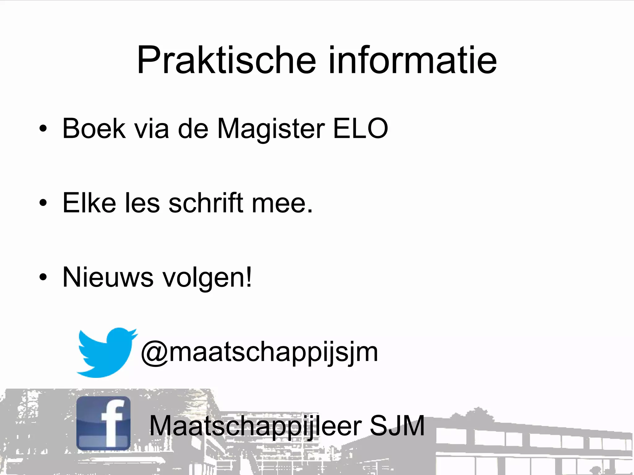 wat is maatschappijleer? | PPT