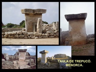 TAULA DE TREPUCÓ. 
MENORCA. 
 