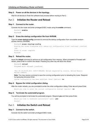 Curated visual reference: 0 0 0 1 Lab Initializing And Reloading A Router Photo Inspiration