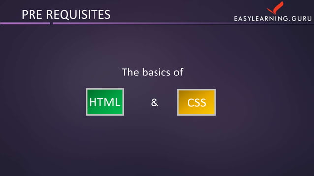 Prerequisites of Bootstrap | PPT