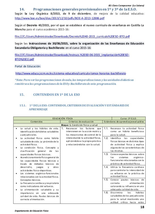 Programaciones Lomce Educacion Fisica | programaciones lomce educacion fisica programaciones lomce Programaciones Lomce Educacion Fisica | programaciones lomce educacion fisica programaciones lomce