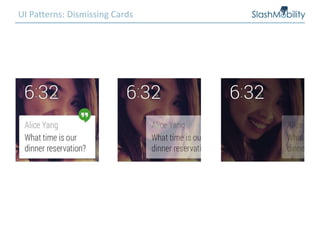 UI Patterns: Dismissing Cards
 