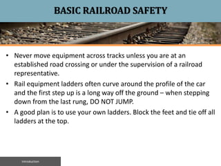 Transportation Rail Incident Preparedness & Response | PPTX