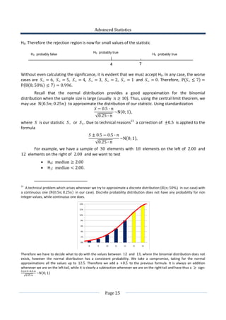 Basics of advanced statistics | PDF