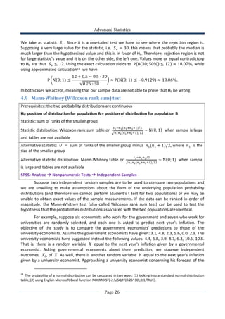 Basics of advanced statistics | PDF