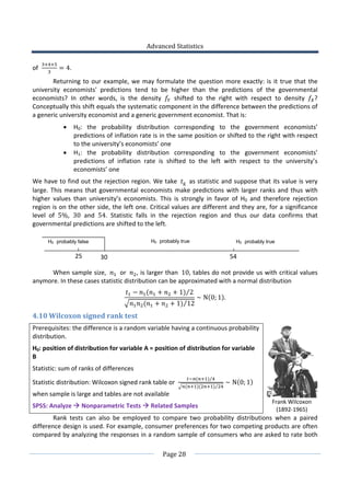 Statiscovd Sample Math Problem Advanced Basics of advanced statistics | PDF