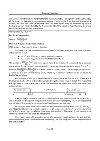 Basics of advanced statistics | PDF