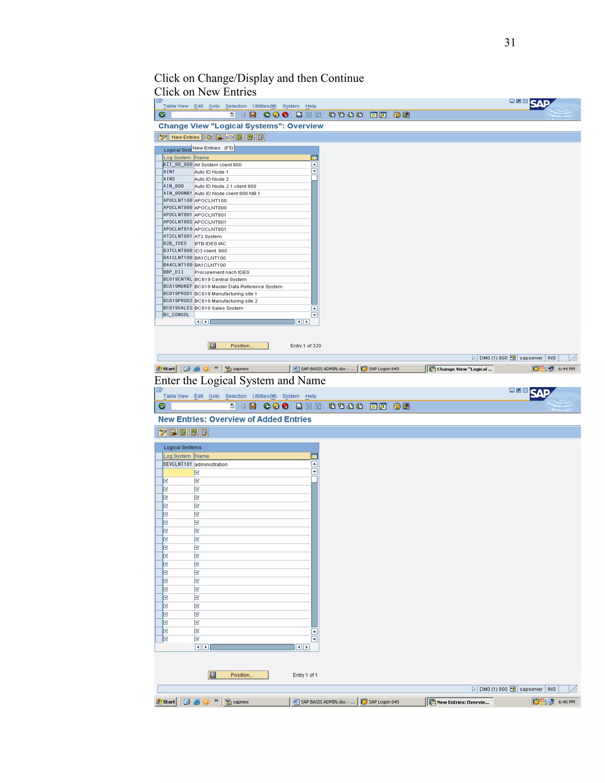 sap basis transaction codes | PDF