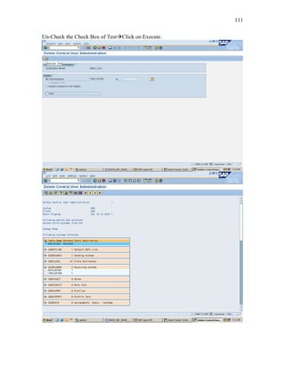 111
Un-Check the Check Box of TestClick on Execute.
 