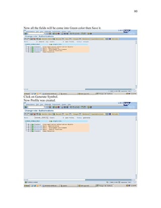 80
Now all the fields will be come into Green color then Save it.
Click on Generate Symbol.
Now Profile was created.
 