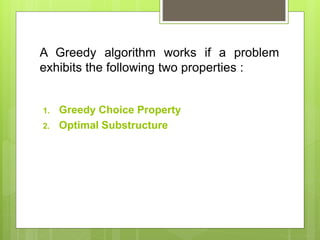 0 1 knapsack problem(greedy algorithm) | PPT